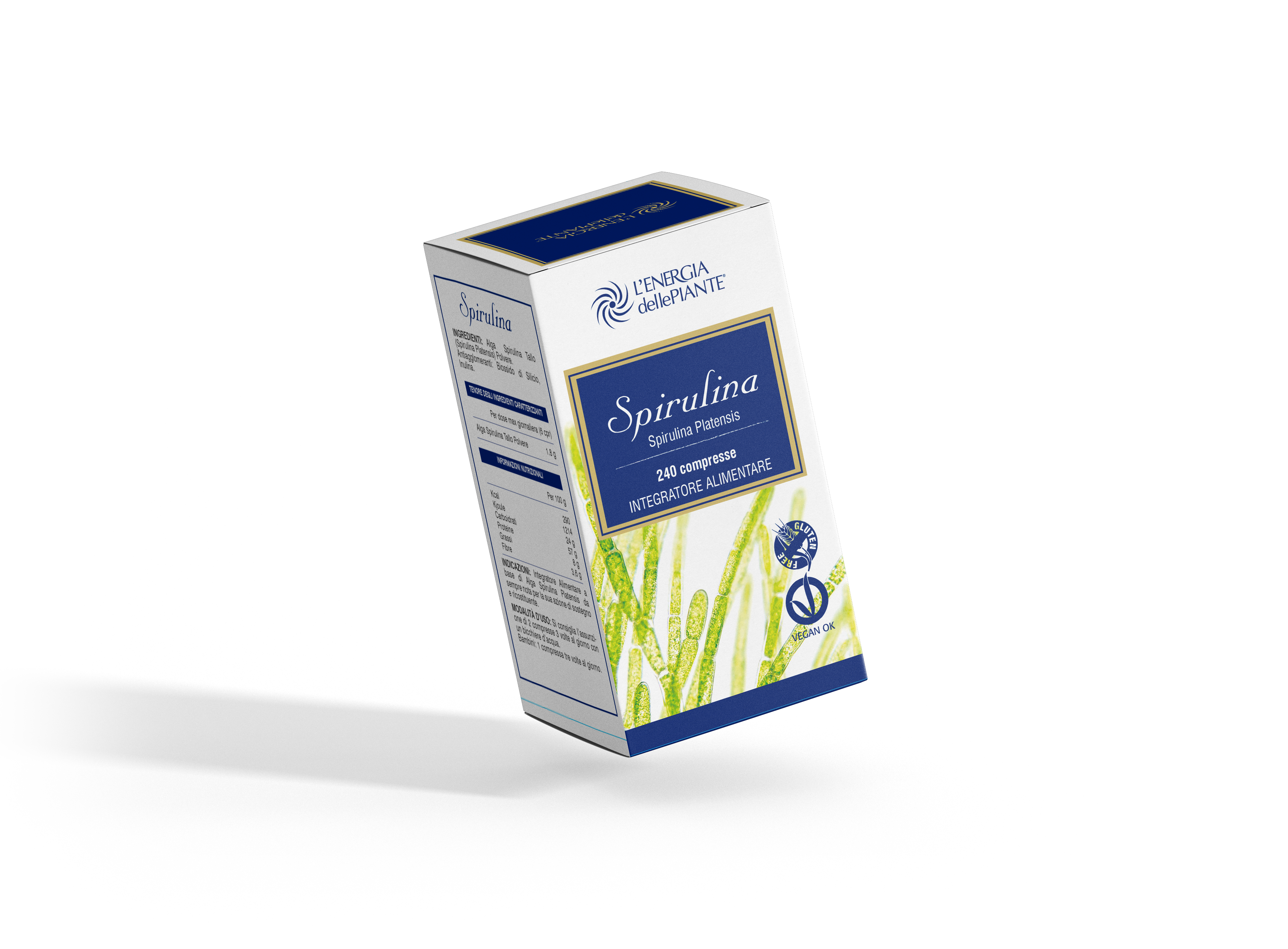 SPIRULINA 240CPR Spirulina utile al benessere e al vigore fisico - immagine 1