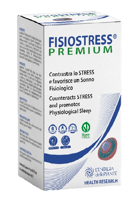 fisiostress ASTUCCIO VERTICALE-Photoroom Fisiostress Premium 60 Cps Contrasta Stress-Ansia-Insonnia - immagine 1