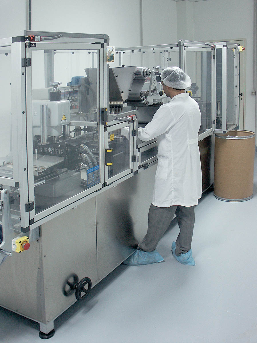 Attrezzature e ambienti produttivi della divisione nutraceutica